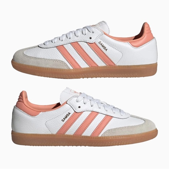 adidas Shoes - Samba OG—White/Wonder Clay Gum